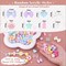 TINKRSTUFF Assorted 170-230PCS Macaroon Color Acrylic Beads For Bracelet Making, Bow Butterfly Candy GummyBear Aesthetic Bracelet Charms,Cute Beads For Jewelry Making DIY Necklace Keychain Phone Charm